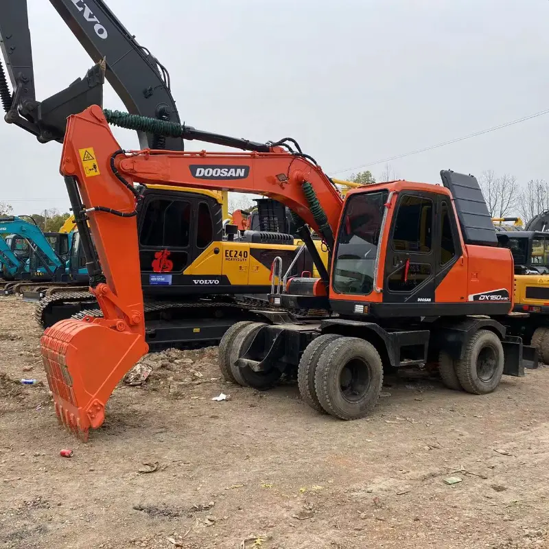 Original Korea Doosan Wheel Excavator 